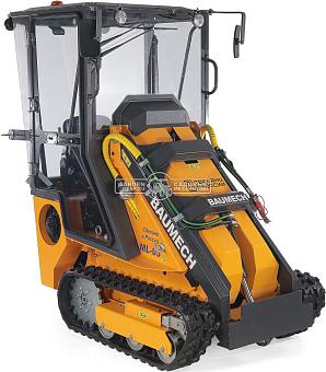Универсальная машина мини-погрузчик Baumech ML-03 Pro с зимней кабиной с двигателем Honda GX630 V-Twin