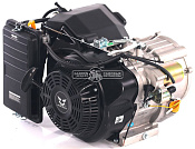 Бензиновый двигатель EVOline FH 440 E-3 (16 л.с., 439 куб.см., конус 1:5, L=48,5 мм, электростартер, фланец под альтернатор, катушка 12В10Вт, 35 кг.)