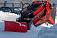 Бульдозерный отвал RED 130 см. с гидравлическим поворотом для мини-погрузчика 130 кг.