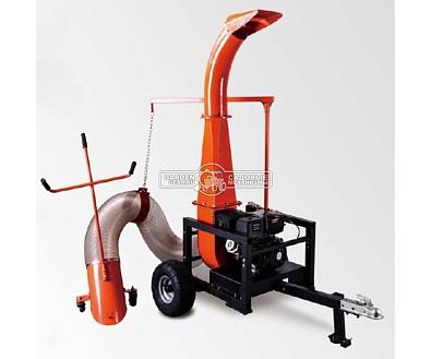 Коммунальный пылесос ZimAni VD500 прицепной (PRC, Loncin 420 см3, 15 л.с., электрозапуск, шланг 6 м, 3573 м3/ч, 168 кг)