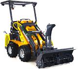 Универсальная машина мини-погрузчик Baumech ML-02 Pro + роторный снегоуборщик 110 см. + каркас безопасности с двигателем Zongshen GB750 EFI инжектор
