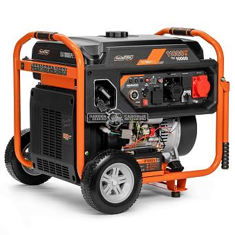 Бензиновый генератор инверторный Daewoo GDA 11000DPEi-3 двухдиапазонный с электрозапуском и ATS (PRC, 520 см3, 10.0/11.0 кВт, 40 л, 86 кг)