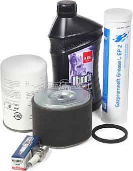 Набор для техобслуживания Baumech с двигателем Zongshen GB460 (Фильтр воздушный, гидравлический, свеча, масло, смазка для ШСП)