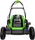 Газонокосилка аккумуляторная GreenWorks GD24X2LM361 с 2 АКБ 4 А/ч и ЗУ (PRC, BL 2x24В, 36 см, пластик, мульчирование, 40 л, 12.9 кг)