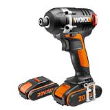 Винтоверт аккумуляторный Worx BL WX292 в кейсе