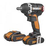 Гайковерт аккумуляторный Worx BL WX279 в кейсе