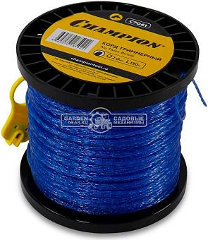 Леска триммерная Champion Alu Twist 2,0 мм., мононить, витая, 130 м.