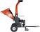 Измельчитель веток ZimAni LS 150 DP (PRC, Loncin 420 куб.см., 15 л.с., с эл. старт, дисковый, ветки до 100 мм, одноосный прицеп, 285 кг)