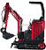 Гусеничный полноповоротный экскаватор RED Rhino RBX-15 Zongshen GB750EFI 30 л.с., глубина копания 2,0 м., ковш 250 мм., 1200 кг.