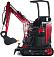 Гусеничный полноповоротный экскаватор RED Rhino RBX-15 Zongshen GB750EFI 30 л.с., глубина копания 2,0 м., ковш 250 мм., 1200 кг.