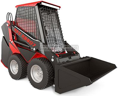 Мини-погрузчик колесный RED RBS-07 с закрытой кабиной Zongshen GB750EFI 30 л.с., грузоподъемность до 700 кг., ковш 300 л., 1200 кг.