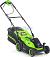 Газонокосилка аккумуляторная GreenWorks GD40LM361 с АКБ 4 А/ч и ЗУ (PRC, BL 40В, 36 см, пластик, мульчирование, 40 л, 13 кг)