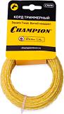 Леска триммерная Champion Square Twist 2,4 мм., витой квадрат, 15 м.