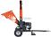Измельчитель веток ZimAni LS 150 DH (PRC, Loncin 420 куб.см., 15 л.с., с эл. старт, дисковый, ветки до 100 мм, повор. желоб, одноосный прицеп, 250 кг)