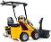 Универсальная машина мини-погрузчик Baumech ML-02 Pro + роторный снегоуборщик 110 см. + каркас безопасности с двигателем Zongshen GB750 EFI инжектор