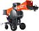 Измельчитель веток ZimAni BL 120 (PRC, Loncin 420 куб.см., 15 л.с. с электростартером, вал с 3-мя ножами, ветки до 120 мм, двуосный прицеп, 315 кг)