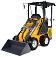Универсальная машина мини-погрузчик Baumech ML-02 Pro с зимней кабиной + ковш универсальный 110 см., с двигателем Zongshen GB750 V-Twin