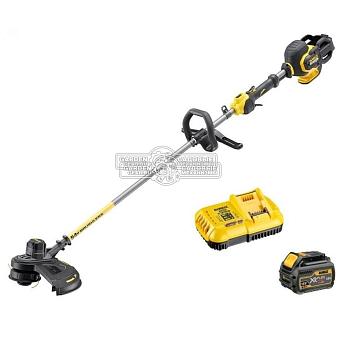 Мотокоса аккумуляторная DeWALT DCM571X1 FLEXVOLT 54В с АКБ 9/3 Ач и ЗУ (PRC, 18В/54В, леска 2 мм, нож)