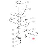 Болт крепления плавающего ножа SABO для 50-PRO C DRIVE