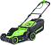 Газонокосилка аккумуляторная GreenWorks GD40LM411 без АКБ  и ЗУ (PRC, BL 40В, 41 см, пластик, мульчирование, 60 л, 16.5 кг)