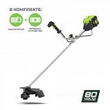 Мотокоса аккумуляторная Greenworks GD80BCB с АКБ 2 А/ч и ЗУ