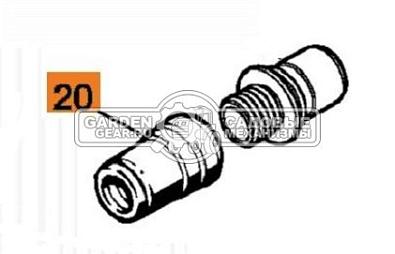 Переходник шланга Stihl с 27 мм на 36 мм