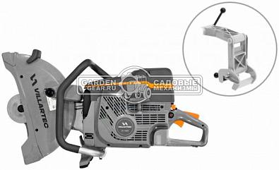 Рельсорез Villartec CC1290 + рельсовый захват (PRC, 118.7 см3, 5.8 кВт/7.8 л.с., диаметр круга 350/400 мм, глубина реза 125/145 мм, 15 кг)