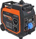 Бензиновый генератор инверторный EVOline BQH 5200 E с электрозапуском (PRC, 224 см3, 4.4/4.2 кВт, 7.8 л, комплект колес, 35 кг)