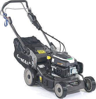 Газонокосилка бензиновая Caiman Ferro 47CVE с электрозапуском (RUS, 45 см, Caiman Green Engine, 166 см3, сталь, 4 в 1, 50 л, 40.5 кг)