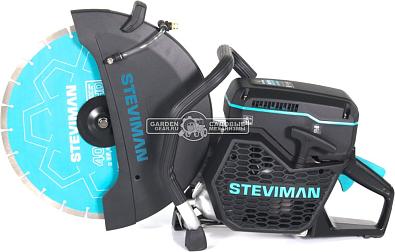 Бензорез Steviman GS740 16&quot; в боксе (PRC, 76,2 см3, 3.7 кВт/5.0 л.с., диаметр круга 400 мм, глубина реза 150 мм, пластиковый кейс, 10,0 кг.)