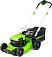 Газонокосилка аккумуляторная самоходная GreenWorks GD40LM48SP c АКБ 4 А/ч и ЗУ (PRC, BL 40В, 48 см, сталь, 4 в 1,Turbo режим, 55 л, 29.5 кг)