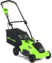 Газонокосилка аккумуляторная GreenWorks GD40LM16X c АКБ 4 А/ч и ЗУ (PRC, BL 40В, 41 см, пластик, мульчирование, 45 л, 13.2 кг, снято с производства)