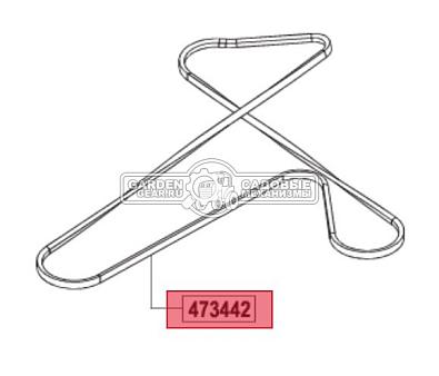 Ремень SABO привода деки для 103-H