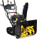Снегоуборщик Champion STT761E гусеничный (PRC, 61 см, 212 см3, эл/стартер 220В, фара, 6 вперед/2 назад, 90 кг)