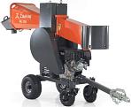 Измельчитель веток ZimAni BL 120 (PRC, Loncin 420 куб.см., 15 л.с. с электростартером, вал с 3-мя ножами, ветки до 120 мм, двуосный прицеп, 315 кг)