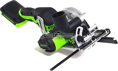 Минипила циркулярная аккумуляторная GreenWorks G24MCS без АКБ и ЗУ (PRC, BL 24В, 115 мм, 2 кг)