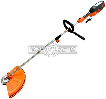 Электрокоса Villartec CE105 (PRC, 1000 Вт, разъем, D рукоятка, 3Т нож + леска 2.4 мм, ремень, 4.0 кг)