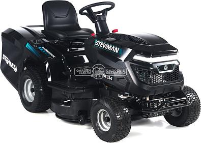 Садовый трактор Steviman TH-334 (PRC, Loncin 432 куб.см., гидростатика, ширина кошения 86 см, травосборник 250 л, 192 кг)