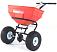 Тележка - разбрасыватель для удобрений, песка и реагентов RockMelt TC2036 оранжевая (PRC, 35 л / 35 кг, пневмоколеса 15"x6.00-6, вес 13.7 кг)