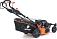 Газонокосилка бензиновая Holzfforma LC251HVR с рояльными колесами (PRC, 51 см, Honda 166 см3, 3 в 1, Quattro Blade, вариатор, 80 л, 40 кг)