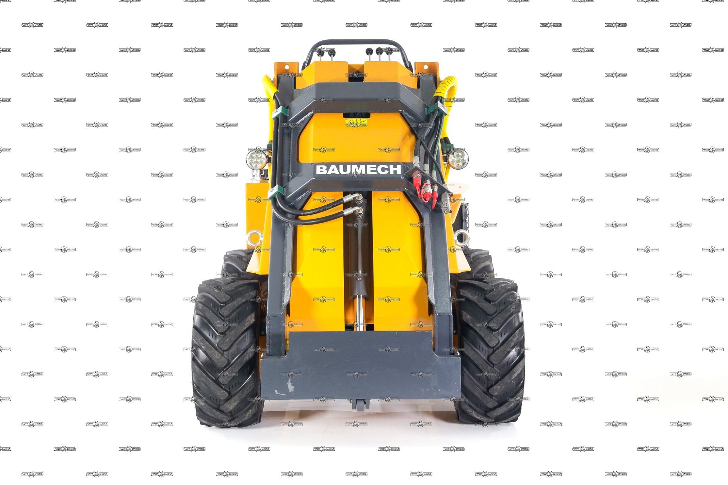 Универсальная машина мини-погрузчик Baumech ML-02 Pro + гидравлический отвал 120 см. с двигателем Zongshen GB750 EFI V-Twin инжектор