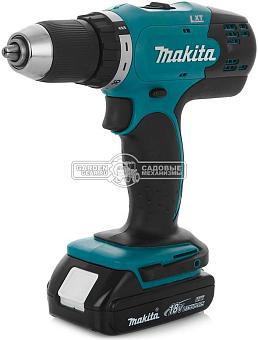 Дрель - шуруповерт аккумуляторная Makita DDF453SYE с 2 АКБ 1.5 А/ч и ЗУ (PRC, LXT 18V, 42 Нм, кейс, 1.8 кг)