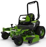 Садовый райдер Greenworks ZTC152 аккумуляторный с нулевым радиусом разворота