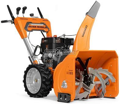 Снегоуборщик Daewoo DAST 9070 (LCT) (PRC, 67 см., Daewoo WXE300, 260 куб.см., запуск от аккумулятора, скорости 5/2, колеса EX-ICE, 114 кг.)