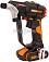 Дрель - шуруповерт аккумуляторная Worx Switchdriver WX177 с АКБ 2 А/ч и ЗУ (PRC, 20В, BL, 50 Нм, поворотный патрон, кейс, 0.82 кг)