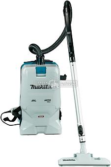 Пылесос ранцевый аккумуляторный Makita VC011GZ без АКБ и ЗУ (PRC, XGT 40В BL, 2400 л/м, 20 кПа, 6 л, 6.4 кг)