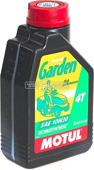 Масло всесезонное 4-тактное Motul Garden 4T 10W30 1 л синтетическое