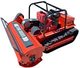 Робот газонокосилка для высокой травы и кошения склонов ZimAni RLM100 PRO с дистанционным управлением