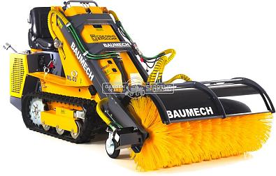 Универсальная машина мини-погрузчик Baumech ML-03 Pro + гидравлическая щётка 115 см., с двигателем Zongshen GB750 EFI V-Twin инжектор