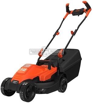 Газонокосилка электрическая Black+Decker BEMW451BH-QS (PRC, 1200 Вт, 32 см, пластик, 35 л, Bike Design)